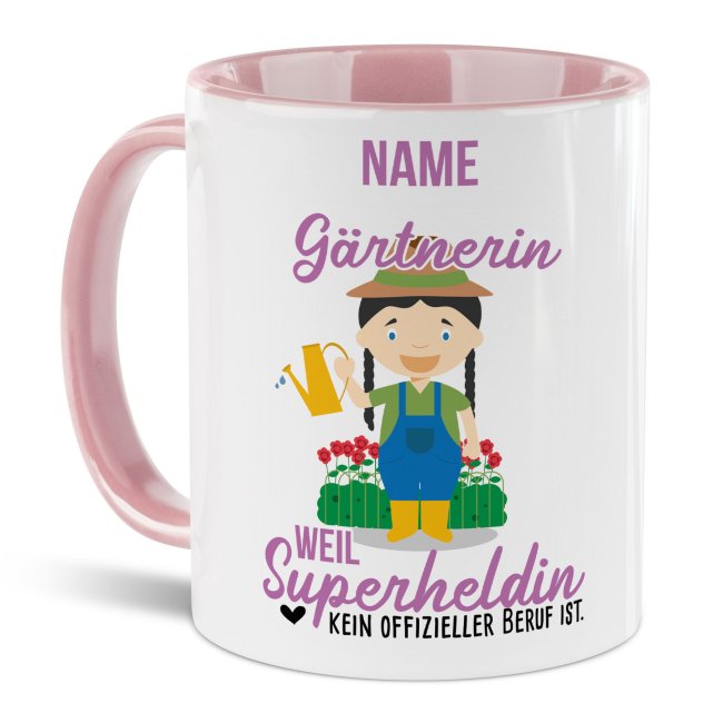 Berufe Tasse Mit Name Personalisiert G Rtnerin Tassendruck