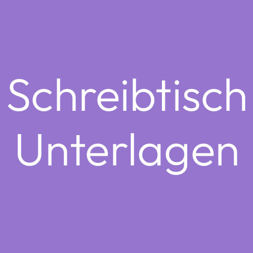Schreibtischunterlagen