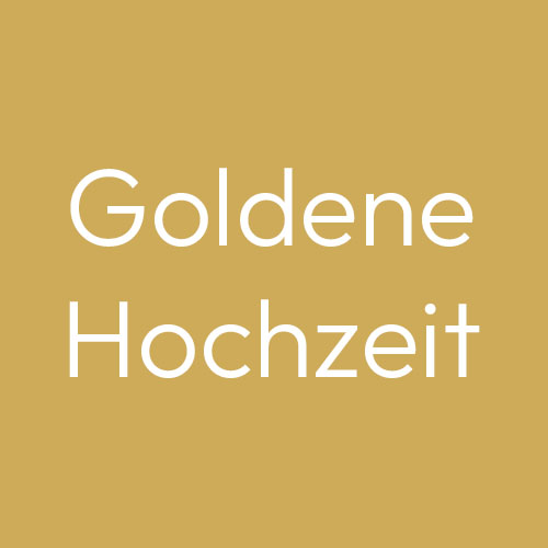 Goldene Hochzeit