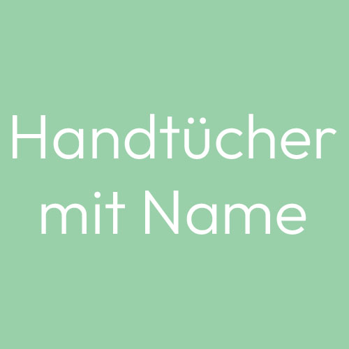 Handtücher mit Name