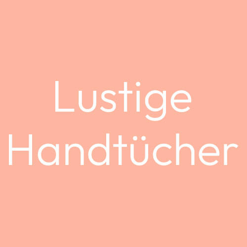 Lustige Handtücher