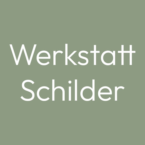 Werkstattschilder