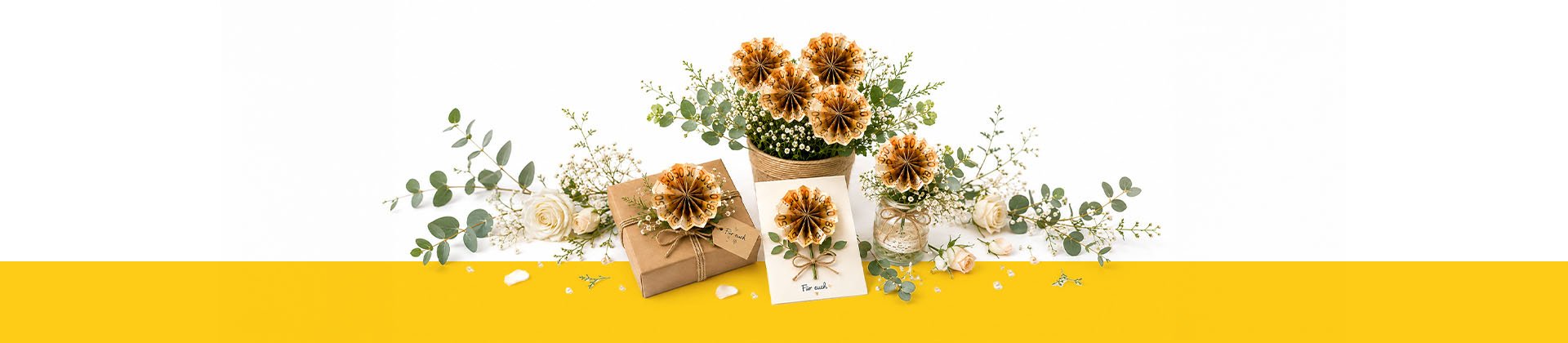 Geldschein-Blume falten: So bastelst Du ein kreatives Geldgeschenk - Geldschein-Blume falten: Einfache Anleitung für ein kreatives Geldgeschenk