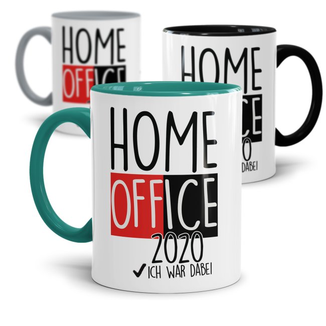 Kaffeebecher Corona 2020 Home Office NEU 