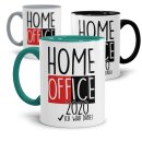 Home-Office Tassen mit Jahreszahl -verschiedene Farben-