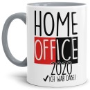 Home-Office Tassen 2020 - Innen & Henkel Grau