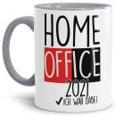 Home-Office Tassen 2021 - Innen & Henkel Grau