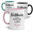 Tassen mit Spruch - Weltbeste/ Weltbester Home School Mom...