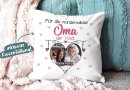 Kissen f&uuml;r die wundervollste Oma mit Fotocollage...