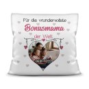 Kissen f&uuml;r die wundervollste Bonusmama mit...