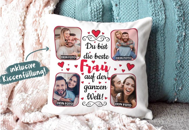 Collagenkissen mit 4 Fotos f&uuml;r Frauen