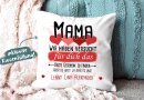 Kissen - Bestes Geschenk f&uuml;r Mama von mehr Kindern -...