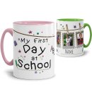 Tasse zum 1. Schultag - My first day at school - mit...