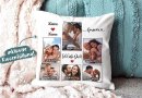 Kissen - Fotocollage - Ich liebe dich forever - mit Namen...