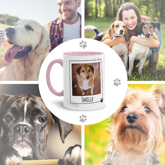 Tasse mit Spruch - Dogmom - mit Foto &amp; Name
