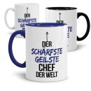 Tasse mit Spruch - Lustige Chef Tasse - Der...
