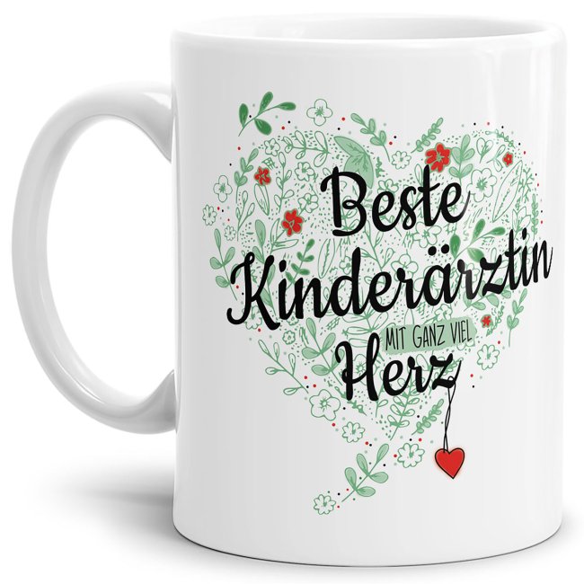 Berufetasse „Bester Arzt Mit Ganz Viel Herz“ – 300 Ml Keramik, Spülmaschinen- & Mikrowellengeeignet