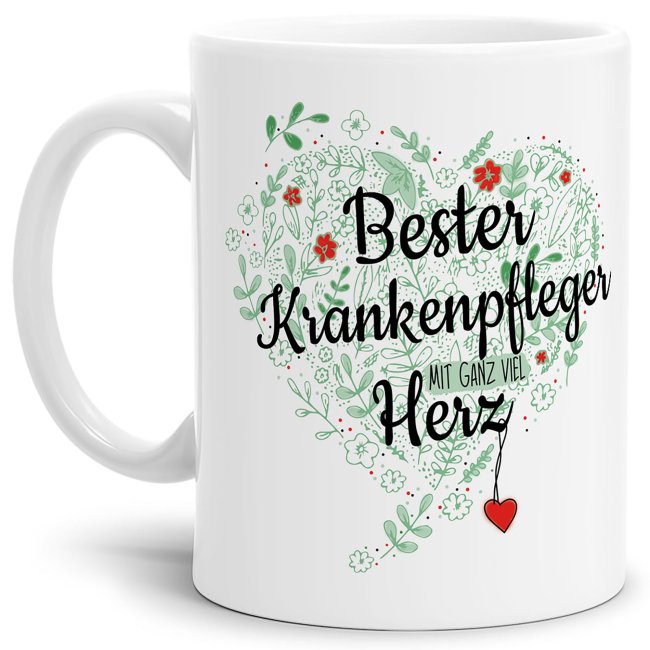Lustige Berufe-Tasse „Superheld Krankenpfleger“ – Motivtasse Mit Spruch, Perfekt Als Geschenk