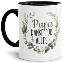 Tasse mit Spruch - Danke f&uuml;r alles Papa - Innen...