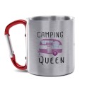 Karabiner Tasse - Camping Queen