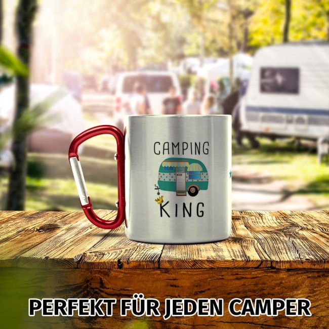Karabiner Tasse - Camping King