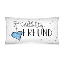 XXL-Kissen mit Spruch - Weltliebster Freund