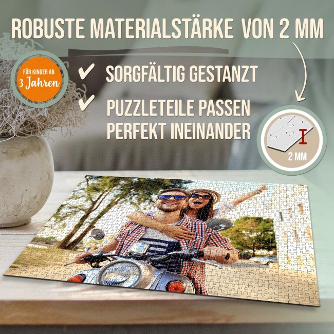 Fotopuzzle 2000 Teile inkl. bedruckter Metalldose