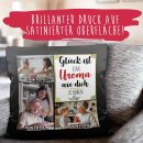 Satinkissen f&uuml;r Frauen - Gl&uuml;ck ist, jemanden...