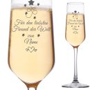 Sektglas mit Gravur - Bester Freund