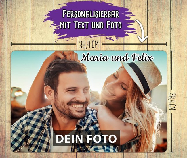 Platz-Set selbst gestalten - mit Korkunterseite