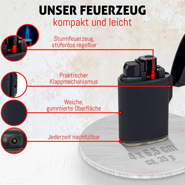 Feuerzeug mit Name zum 85. Geburtstag