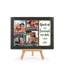 Bedruckte Schieferplatte mit Foto auf Staffelei f&uuml;r...