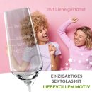 Sektglas mit Gravur - Schlechter Tag, guter Tag