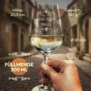 Wei&szlig;weinglas mit Gravur - Beste Nichte