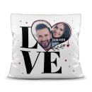 Kissen mit Fotocollage - Love