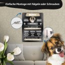 Hundeschild - Hundesteckbrief - mit Foto und Daten