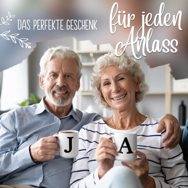 Stapel-Tasse - Buchstaben &amp; Zeichen - Buchstabe A Klassisch