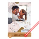 Fotoaufsteller mit Foto und Namen im Holzsockel - Ich...