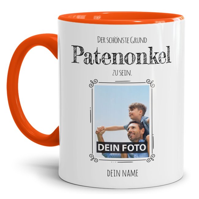 Onebttl Thermobecher Für Patenonkel, 590 Ml Edelstahl – 'Bester Patenvater' Beschriftet, Inkl. Box & Karte