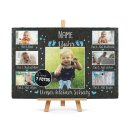 Schiefertafel mit Fotos - 1. Geburtstag - f&uuml;r Jungen...