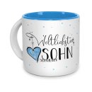 Pott-Tasse - weltliebster Schwiegersohn - Innen Hellblau