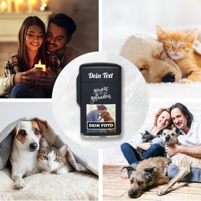 Sturm-Feuerzeug mit Hundespruch - Gesucht &amp; Gefunden - mit Foto &amp; Name