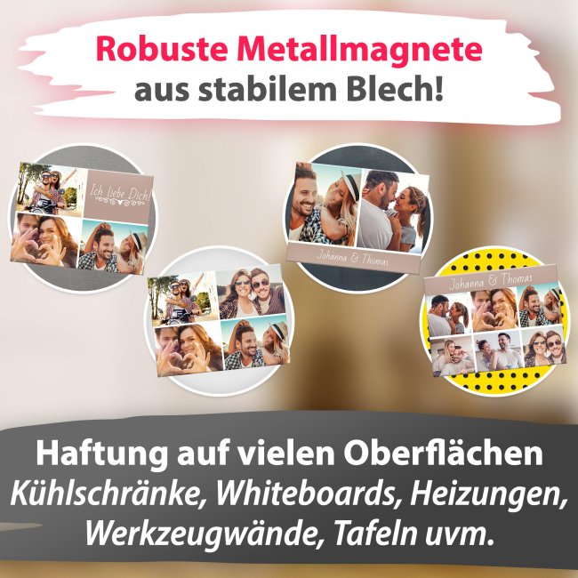 Fotomagnet - 4er Collage