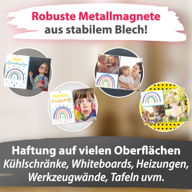 Fotomagnet mit Name - Dein Stundenplan