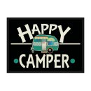 Lustige Fu&szlig;matte Camping - Happy Camper