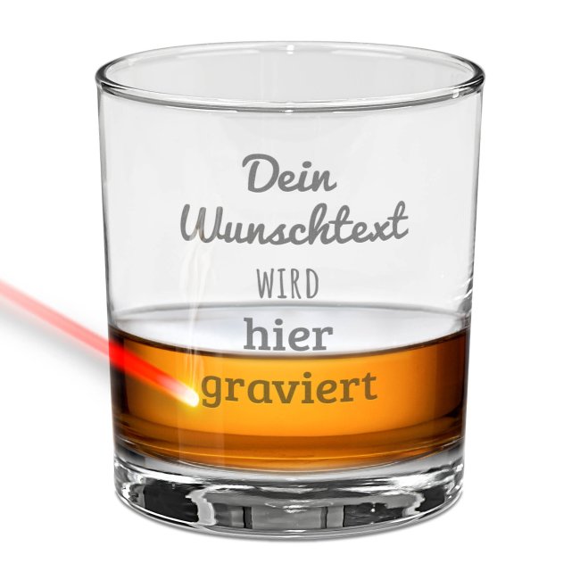 Personalisiertes Whiskyglas mit Gravur selbst gestalten - 500 ml