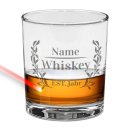 Whiskyglas - Whiskey-Jahr &amp; Name - 300 ml