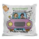 Lustiges Kissen mit Spruch - mit Foto, Name und Jahr -...