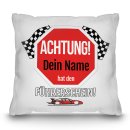 Kissen mit lustigem Spruch - mit Name - zur bestandenen...