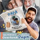 Kissen f&uuml;r Papa - Du bist wundervoll - mit Foto...